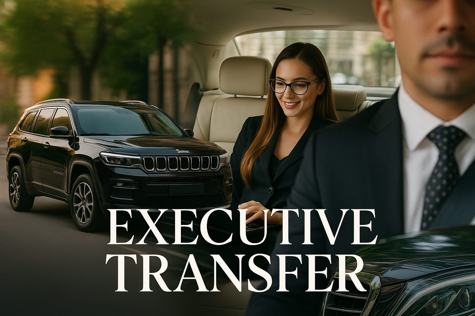 Executivo em Carro Blindado